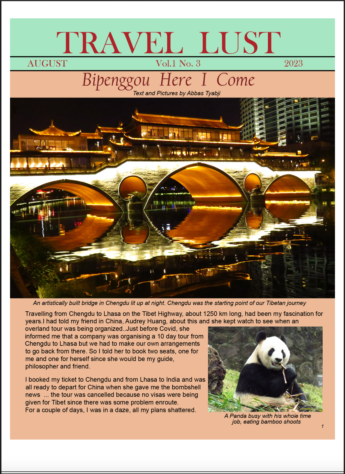 Cover for Vol. 1 - No. 3 