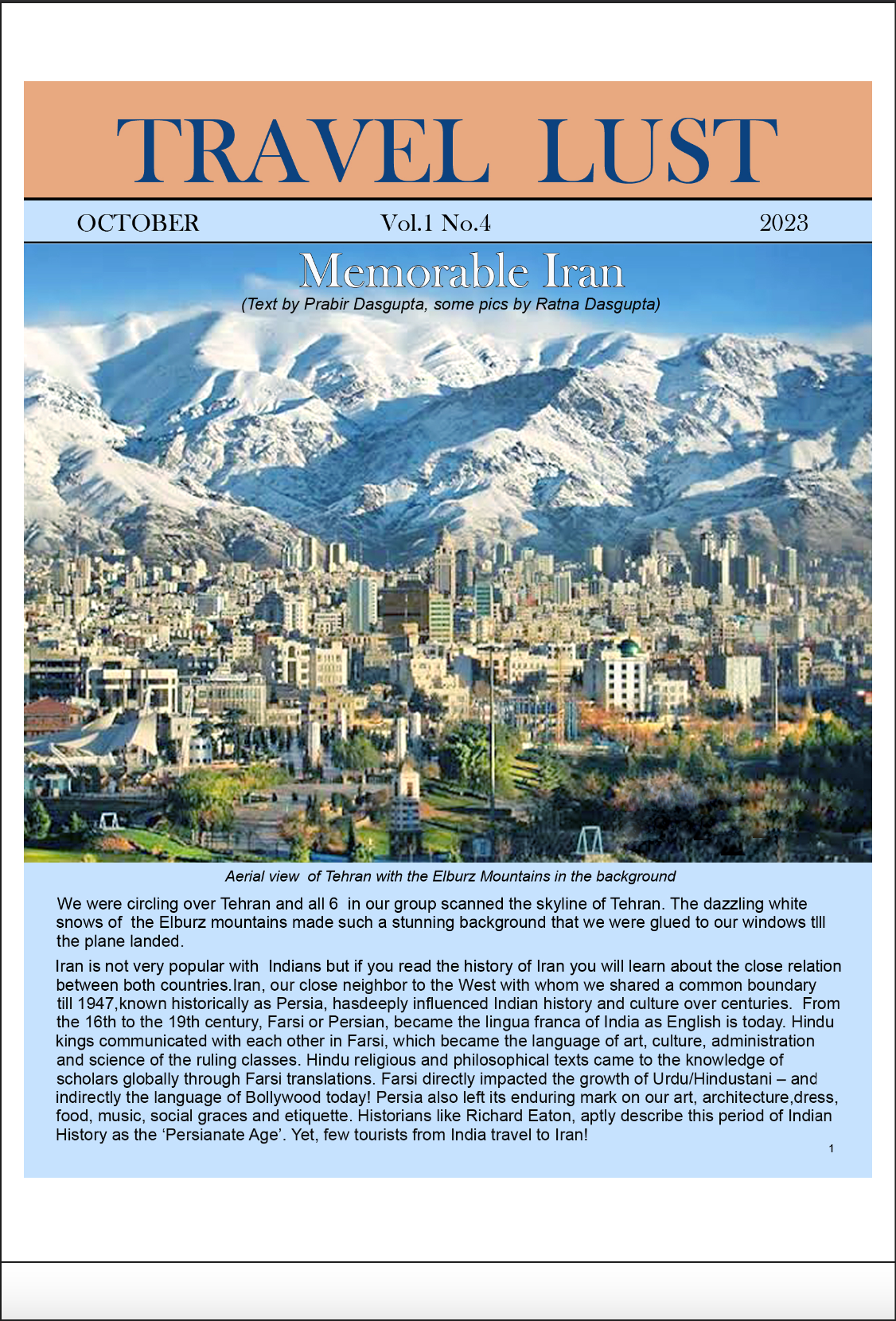 Cover for Vol. 1 - No. 4