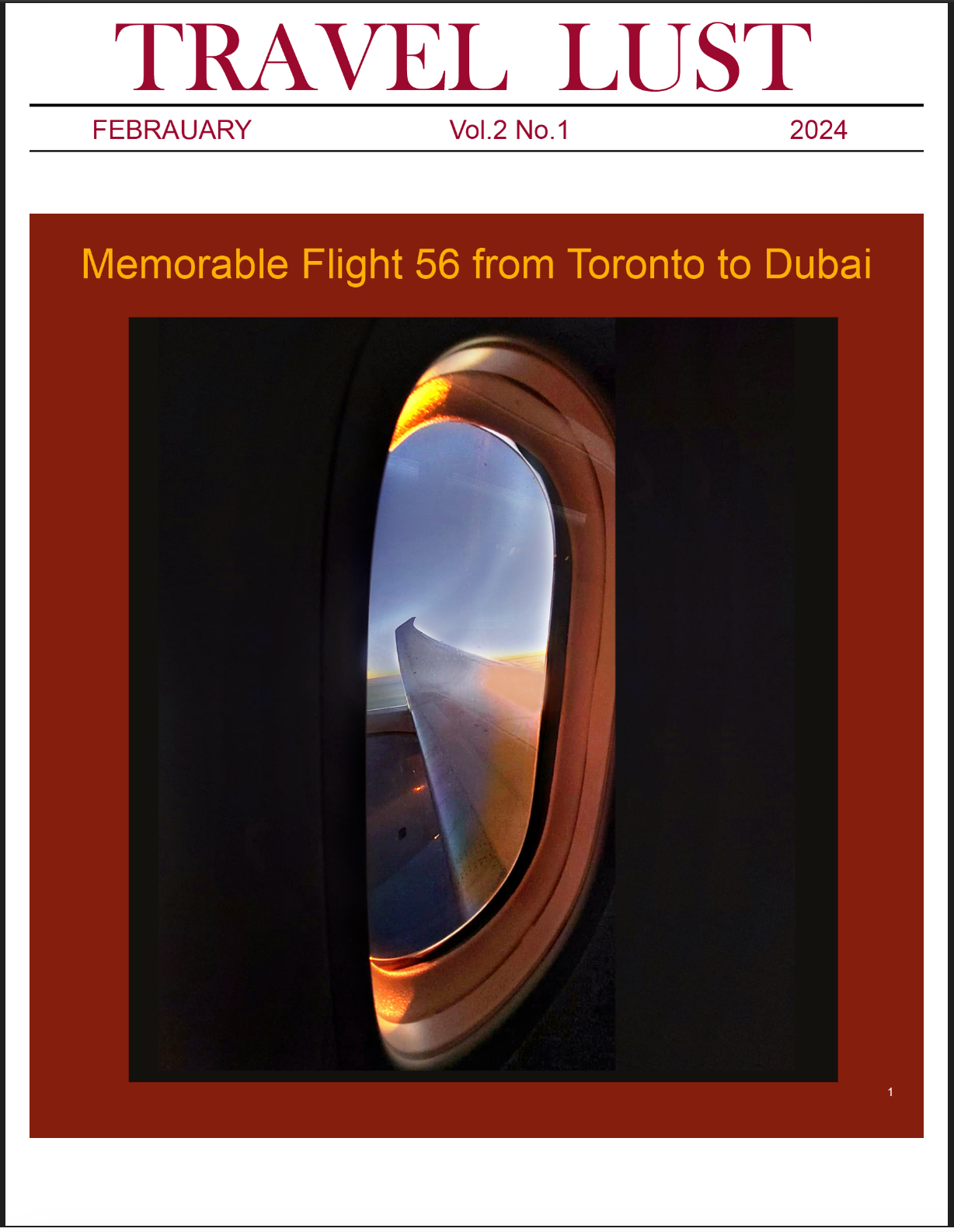 Cover for Vol. 2 - No. 1